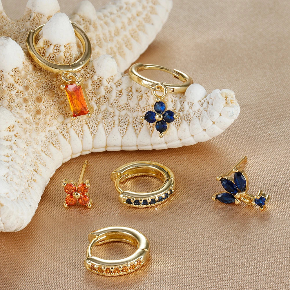 Sunset Bloom Earring Set