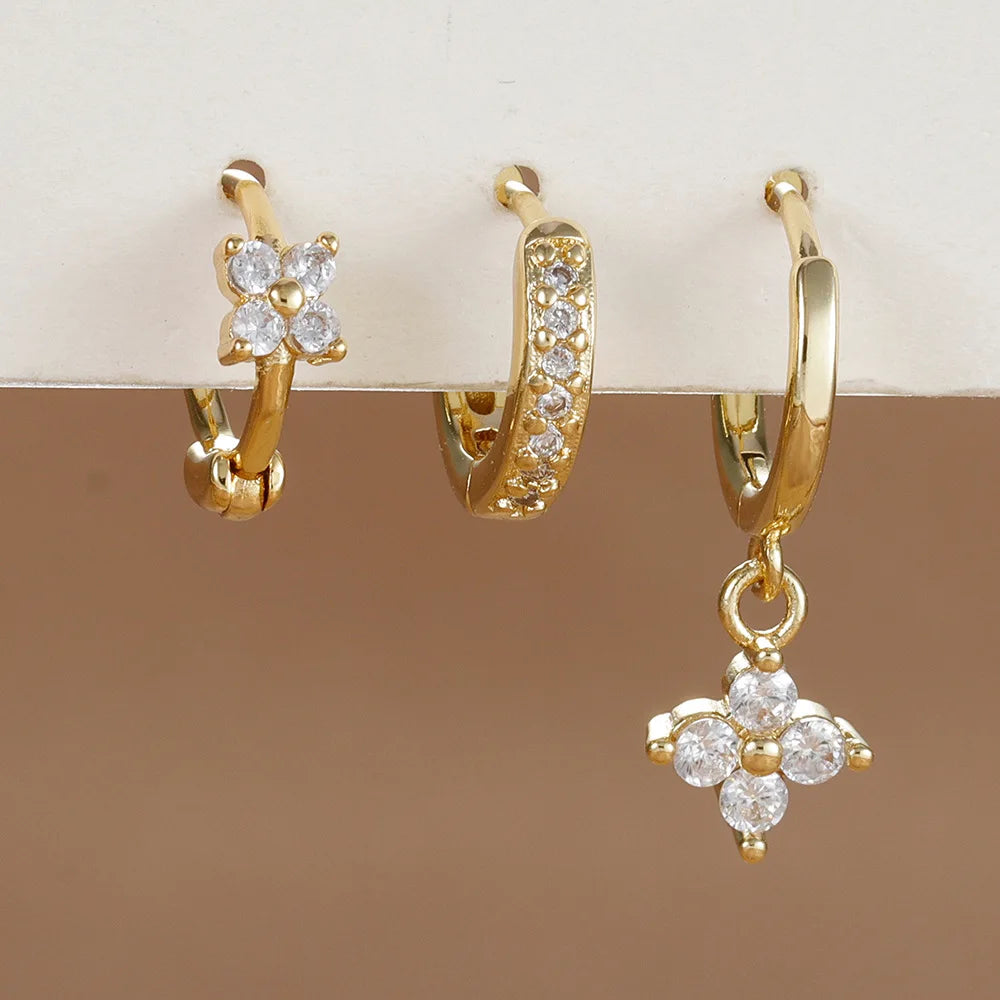 Sunset Bloom Earring Set