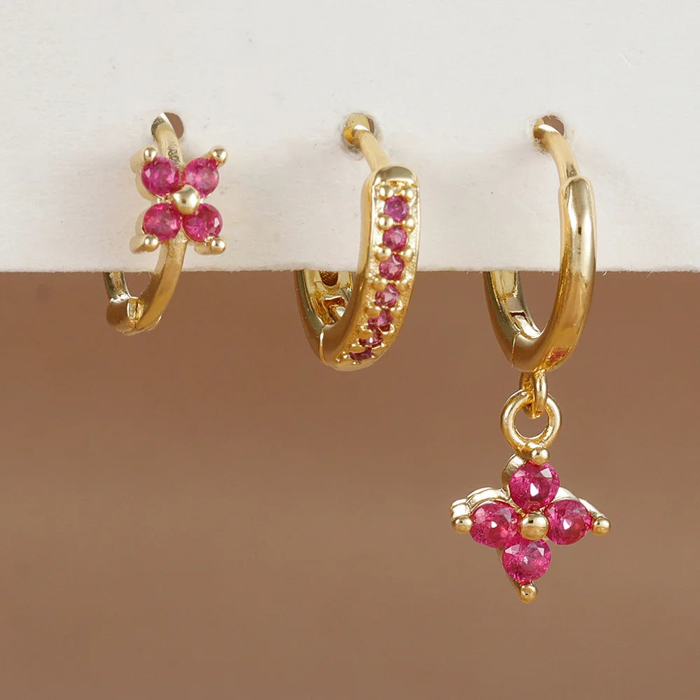 Sunset Bloom Earring Set