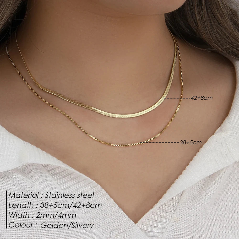 Golden Harmony Layer Necklace