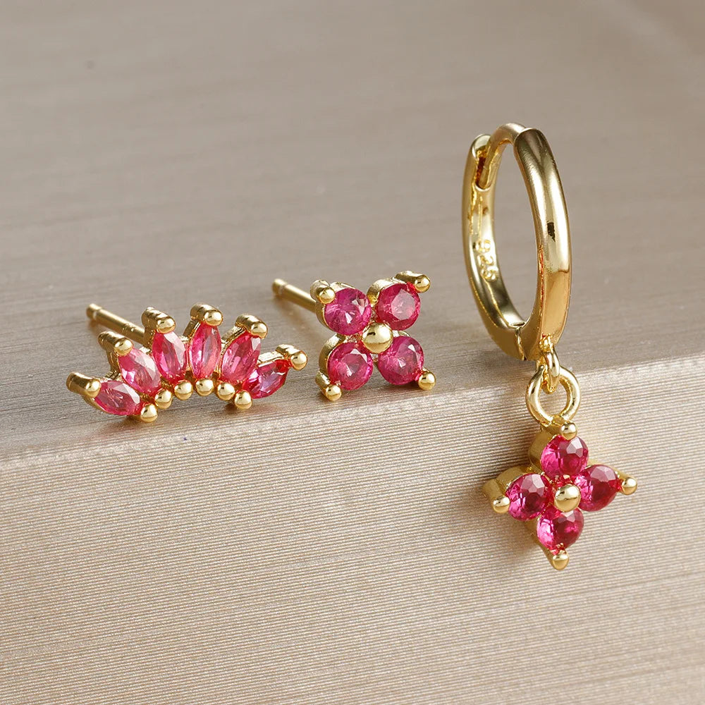 Sunset Bloom Earring Set
