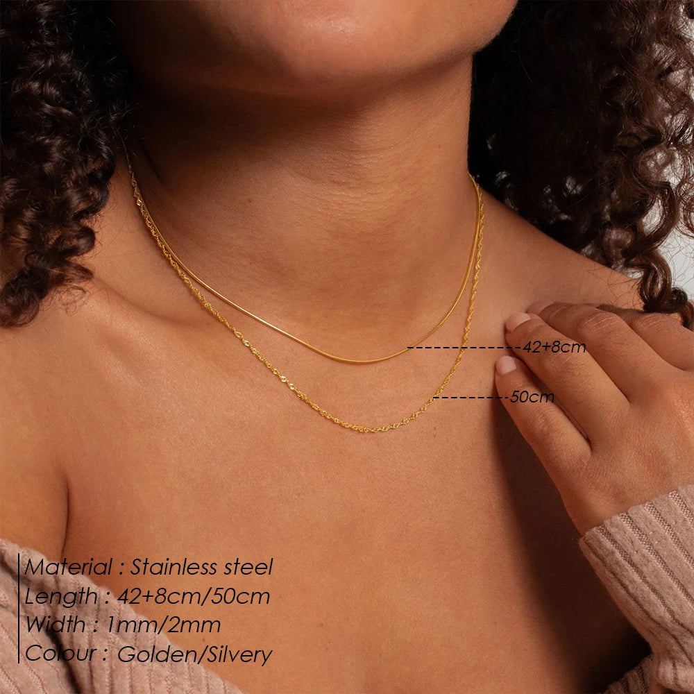 Golden Harmony Layer Necklace