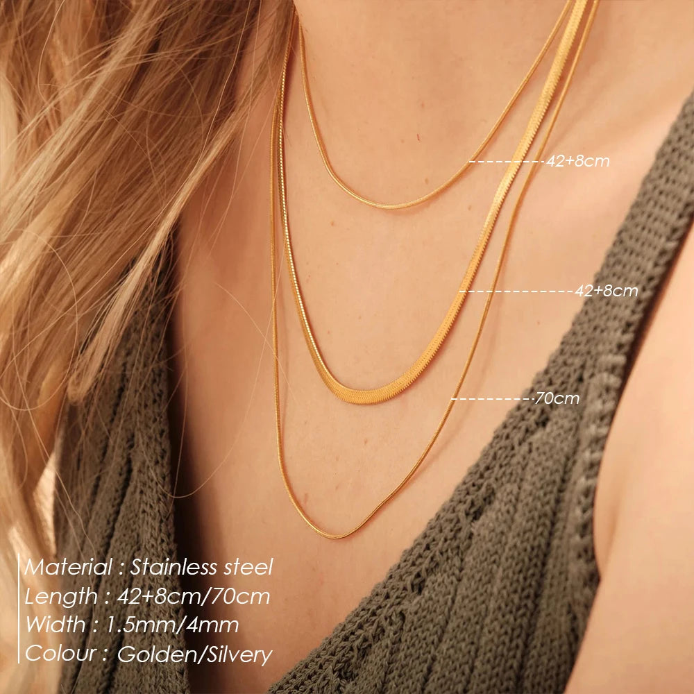 Golden Harmony Layer Necklace