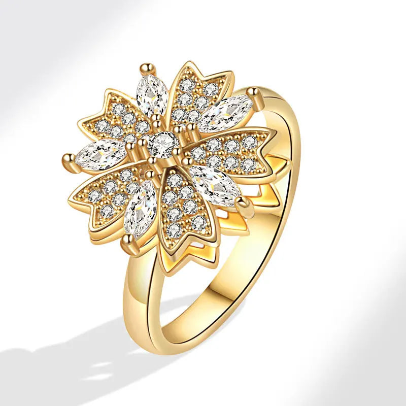 Serenity Bloom Spinner Ring