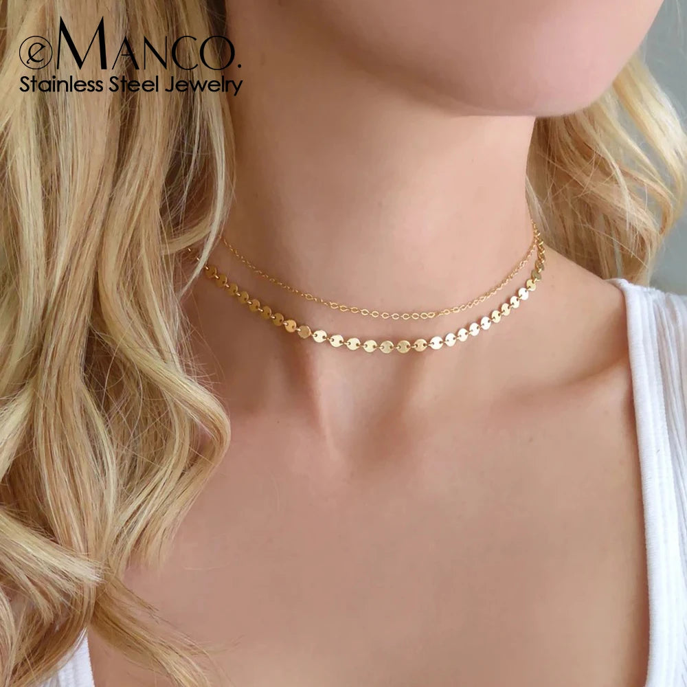 Golden Harmony Layer Necklace