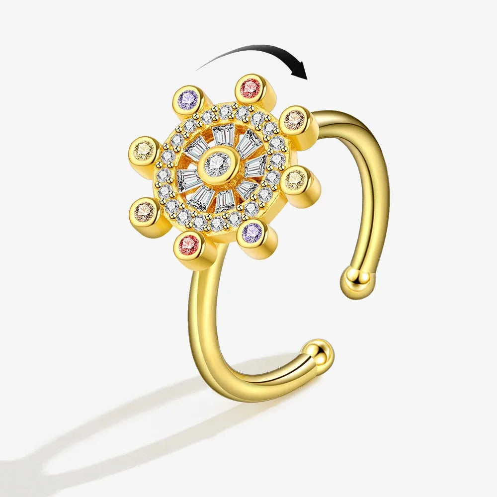 Serenity Bloom Spinner Ring