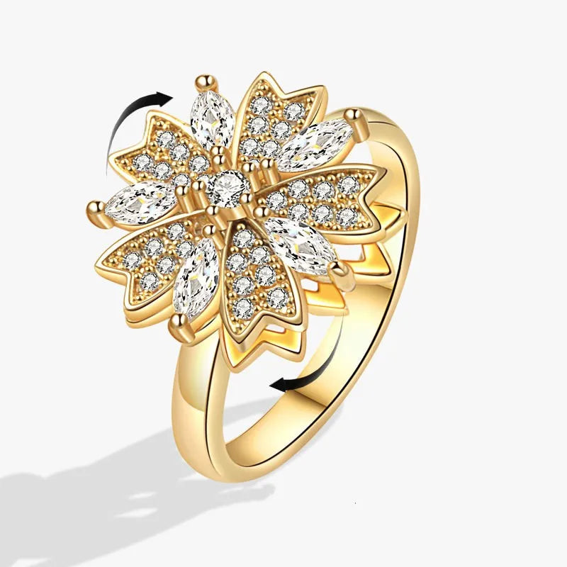 Serenity Bloom Spinner Ring