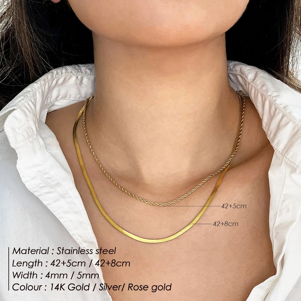 Golden Harmony Layer Necklace