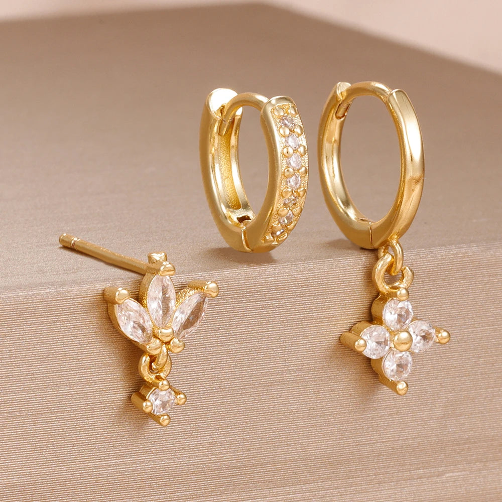 Sunset Bloom Earring Set