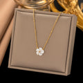 Aurora Pearl Flower Pendant