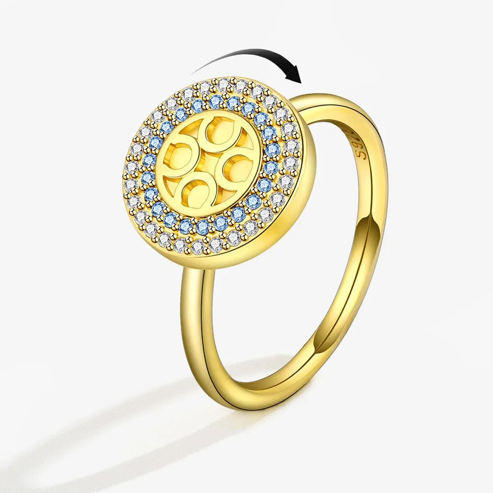 Serenity Bloom Spinner Ring