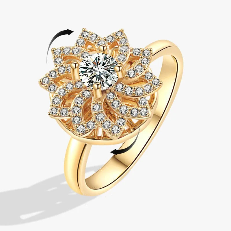 Serenity Bloom Spinner Ring