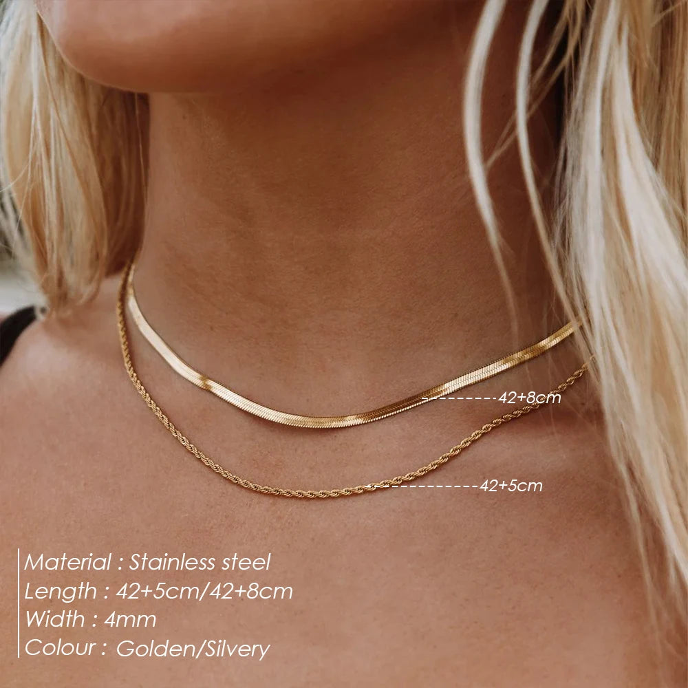 Golden Harmony Layer Necklace