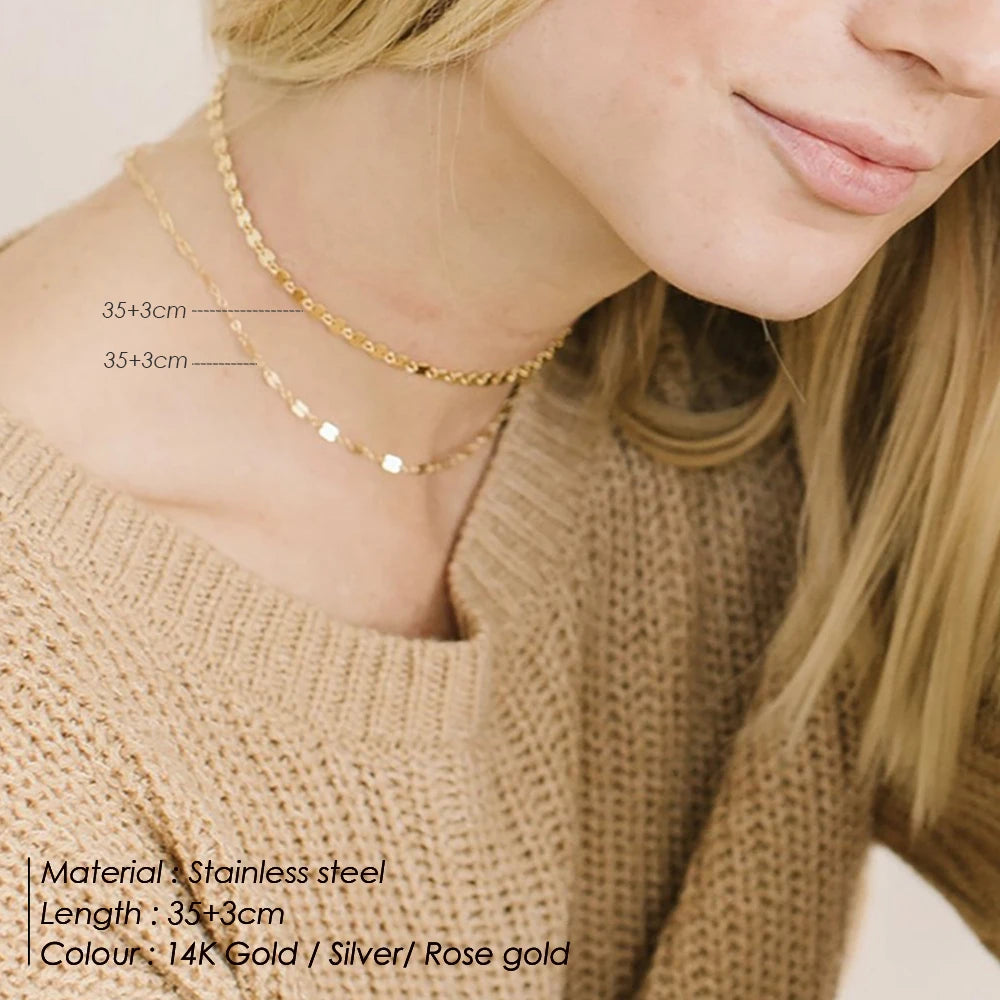 Golden Harmony Layer Necklace