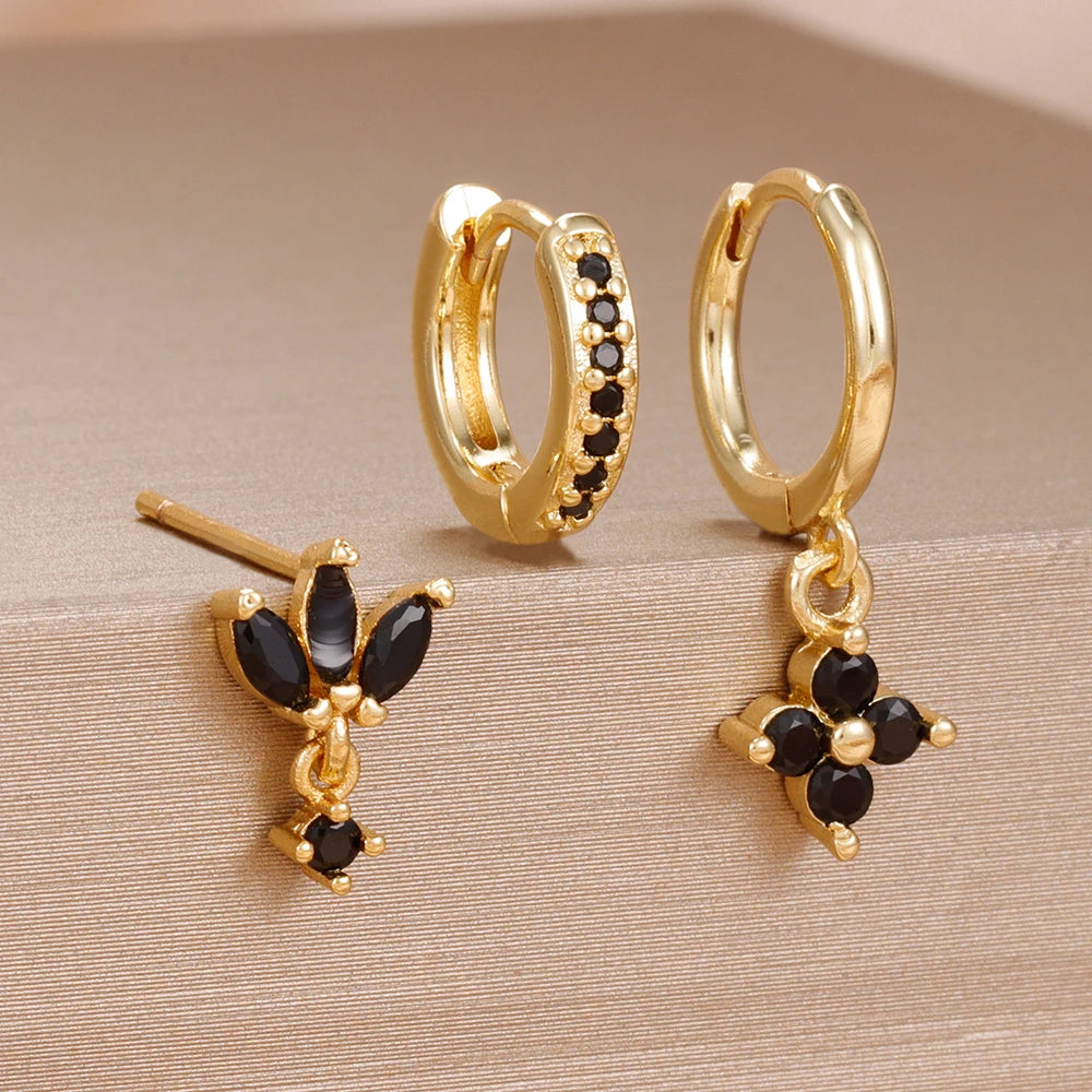 Sunset Bloom Earring Set