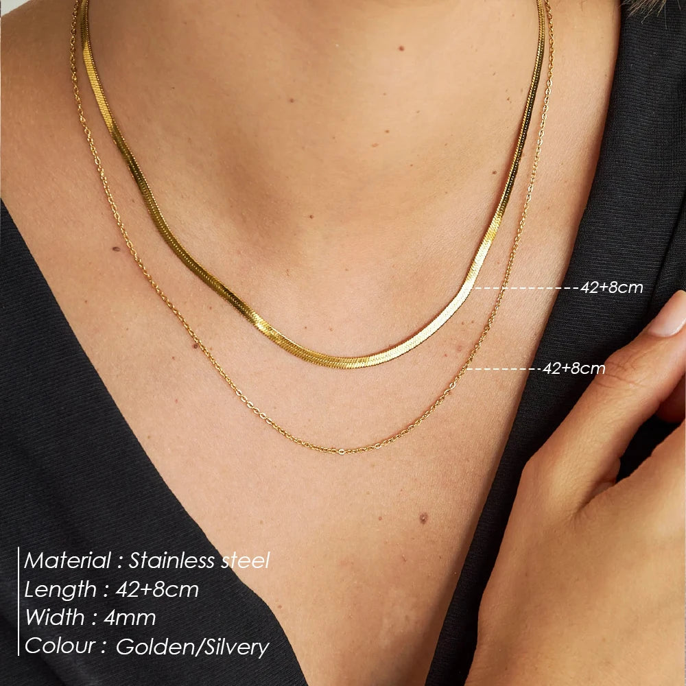 Golden Harmony Layer Necklace