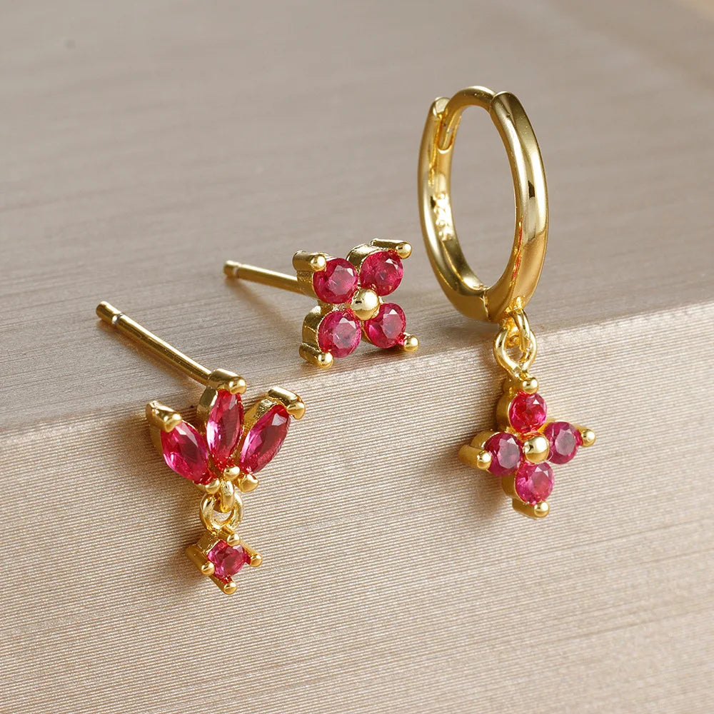 Sunset Bloom Earring Set