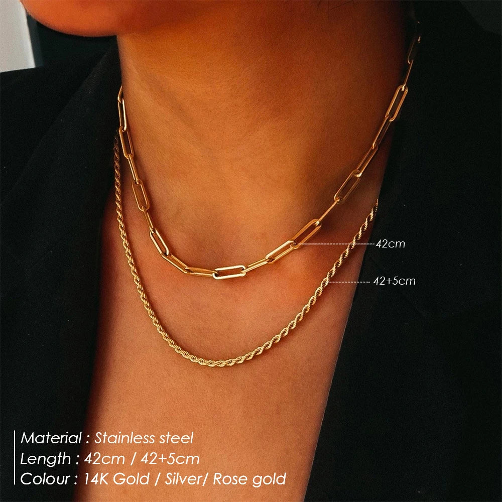 Golden Harmony Layer Necklace